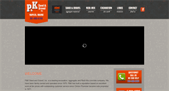 Desktop Screenshot of pksandgravel.com